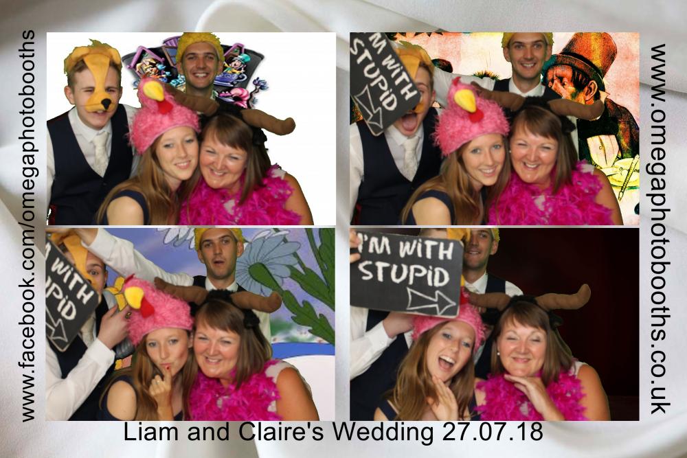 Liam & Claire's Wedding | View more photos from the event at gallery.omegaphotobooths.co.uk/u/Omega-Photobooths/Liam-Claires-Wedding